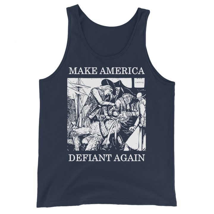 Make America Defiant Again 22 basic tank top