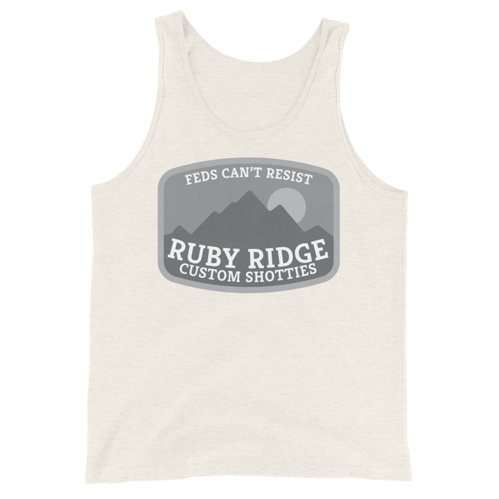 Ruby Ridge (subdued) basic tank top