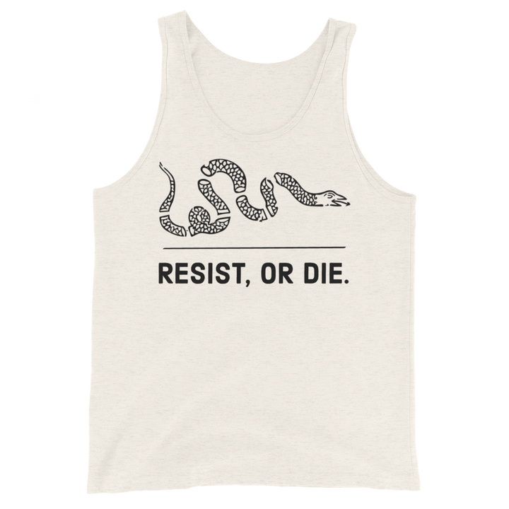 Resist, or Die basic tank top