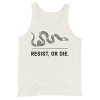 Resist, or Die basic tank top