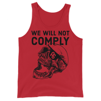 We Will Not Comply basic tank top