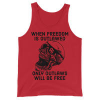 Only Outlaws Will Be Free basic tank top