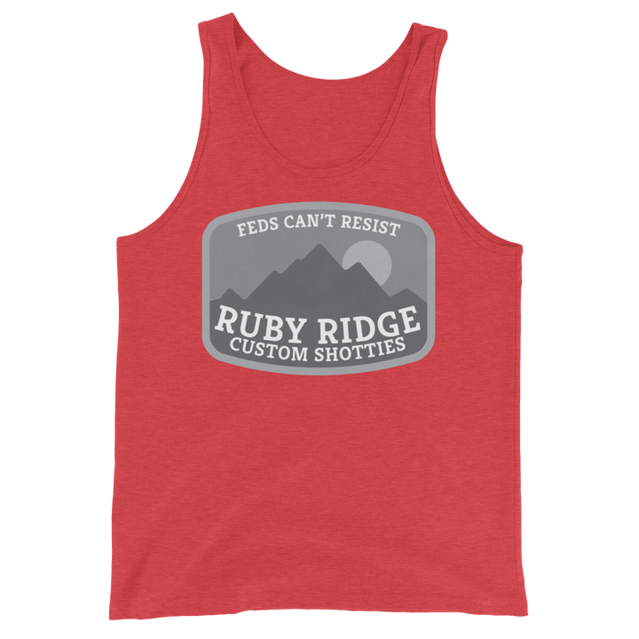 Ruby Ridge (subdued) basic tank top