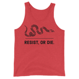 Resist, or Die basic tank top