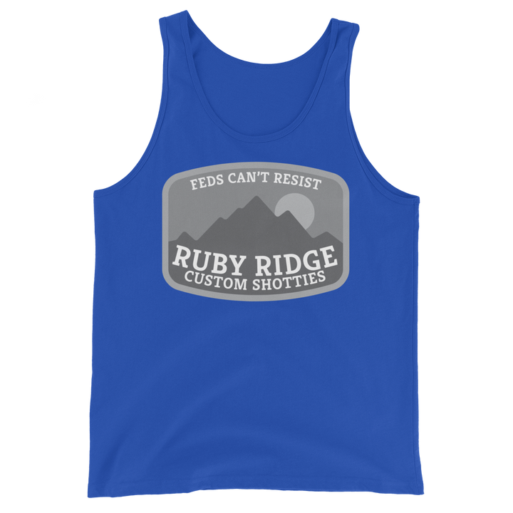 Ruby Ridge (subdued) basic tank top