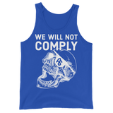 We Will Not Comply basic tank top