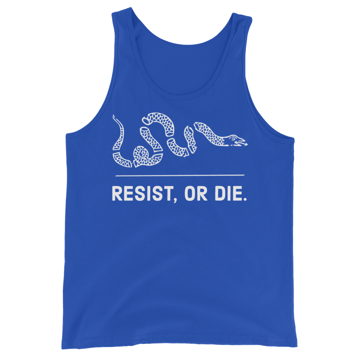 Resist, or Die basic tank top
