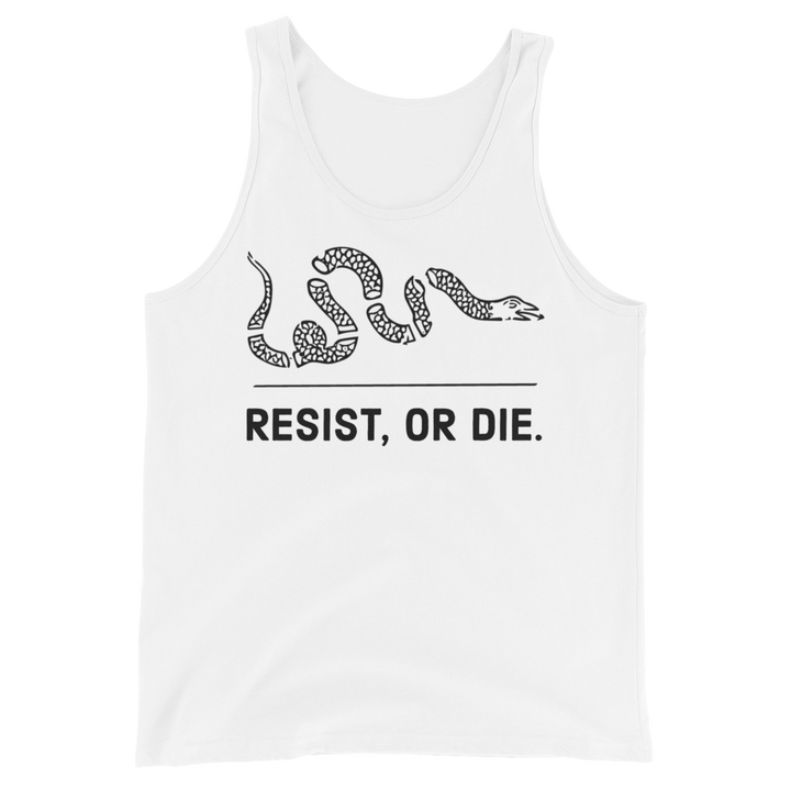 Resist, or Die basic tank top