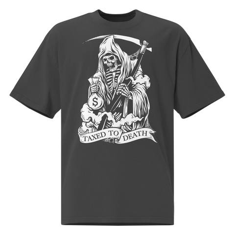 Death oversized faded t-shirt