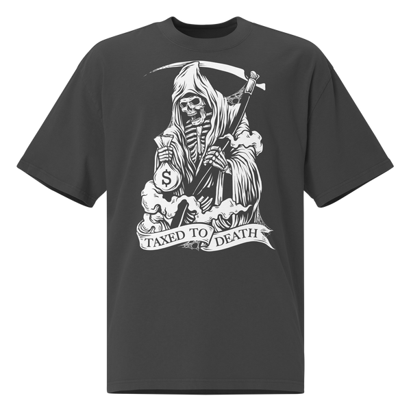 Death oversized faded t-shirt