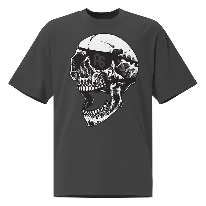 Eyepatch oversized faded t-shirt