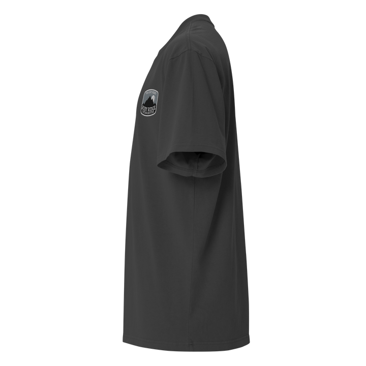 Ruby Ridge (night) embroidered oversized faded t-shirt