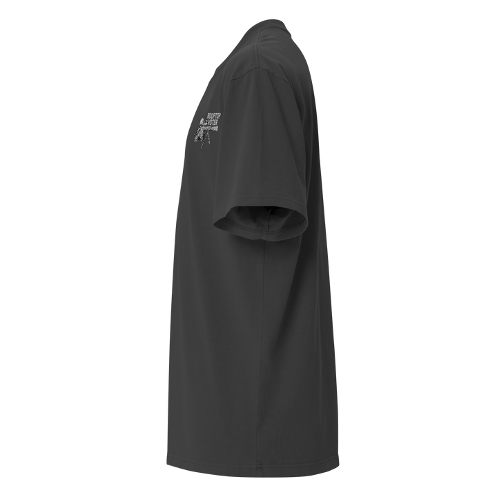 Rooftop Voter 24 oversized faded t-shirt