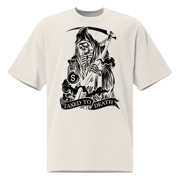 Death oversized faded t-shirt