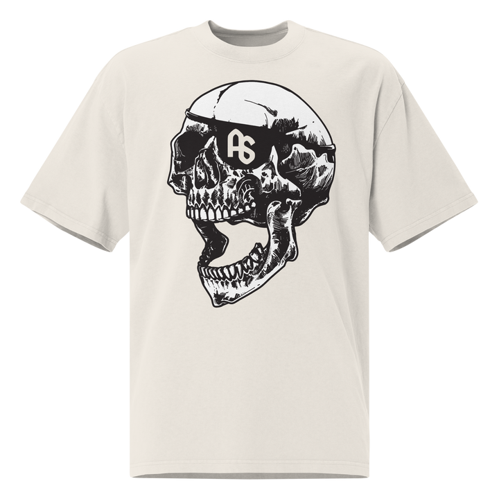 Eyepatch oversized faded t-shirt