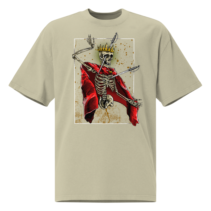 Death to Tyrants oversized faded t-shirt