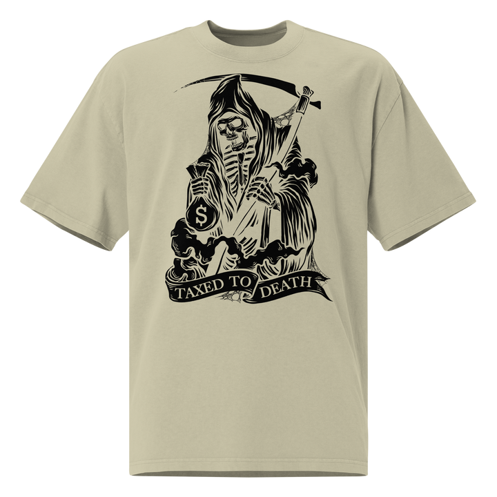 Death oversized faded t-shirt