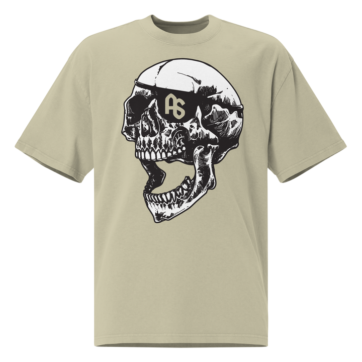 Eyepatch oversized faded t-shirt