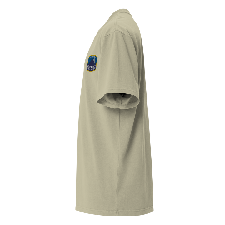 Ruby Ridge embroidered oversized faded t-shirt