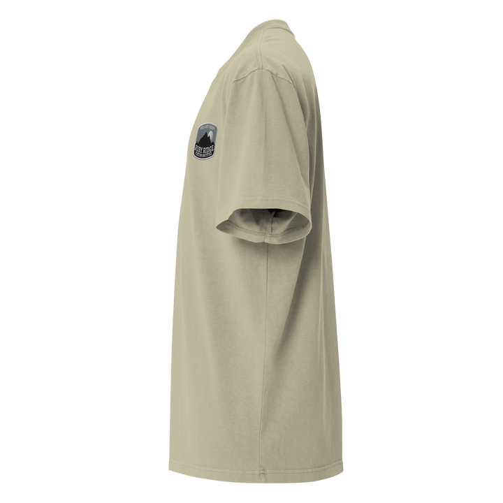 Ruby Ridge (night) embroidered oversized faded t-shirt