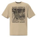 Make America Defiant Again oversized faded t-shirt