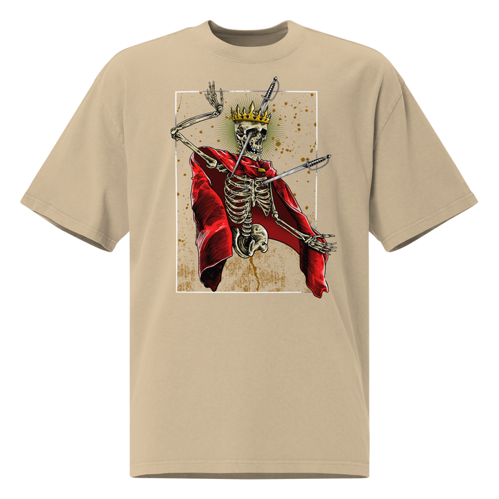 Death to Tyrants oversized faded t-shirt