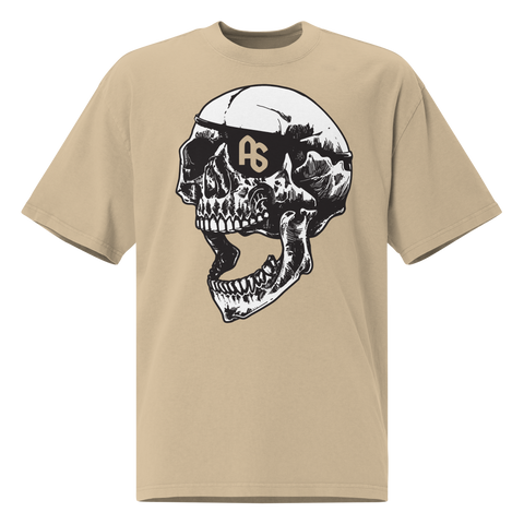 Eyepatch oversized faded t-shirt
