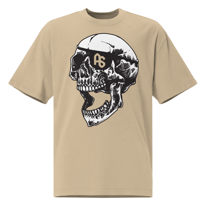 Eyepatch oversized faded t-shirt