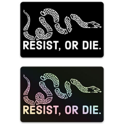 Resist or Die Decals