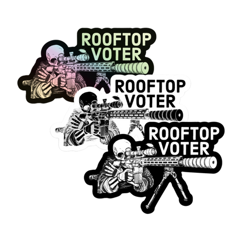Rooftop Voter 24 Decals