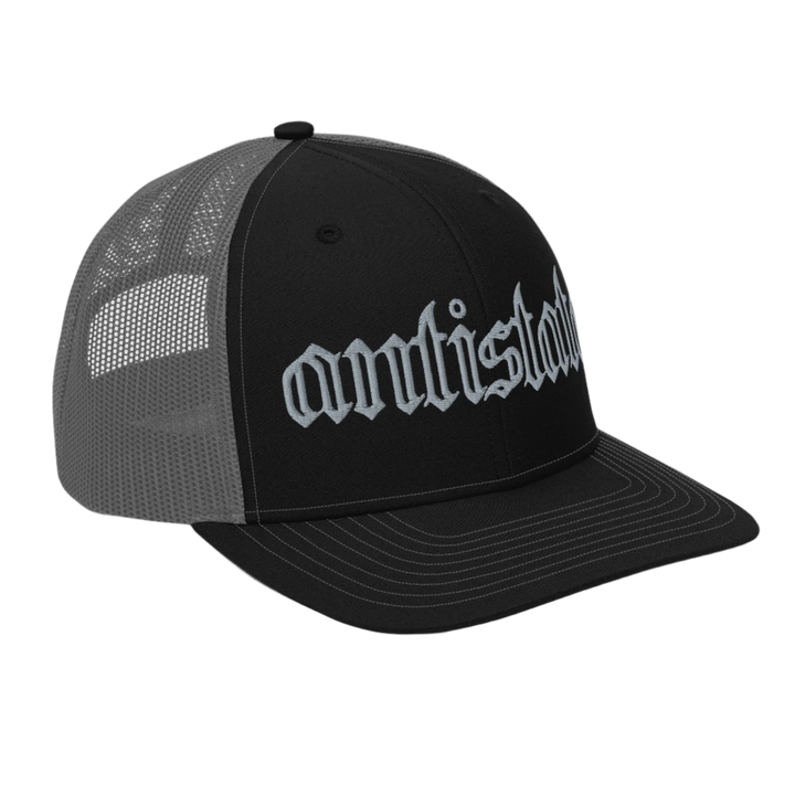 Skeletonized snapback trucker cap