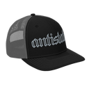 Skeletonized snapback trucker cap