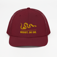 Resist, or DIE. trucker hat