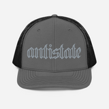 Skeletonized snapback trucker cap