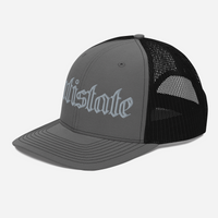 Skeletonized snapback trucker cap