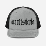 Skeletonized snapback trucker cap