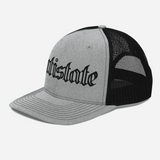 Skeletonized snapback trucker cap