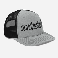 Skeletonized snapback trucker cap