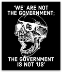 Gov't is Not Us Decals