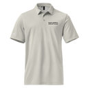 Make America Defiant Again adidas space-dyed polo