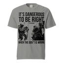 Dangerous to be Right v1 Comfort Colors bright t-shirt