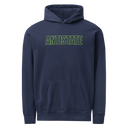 Hollow garment-dyed hoodie