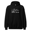 Resist, or Die embroidered hoodie