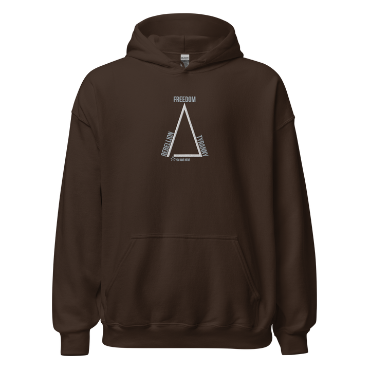 Δ Diagram embroidered classic hoodie