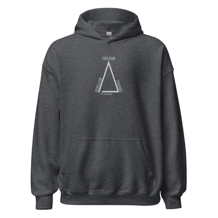 Δ Diagram embroidered classic hoodie