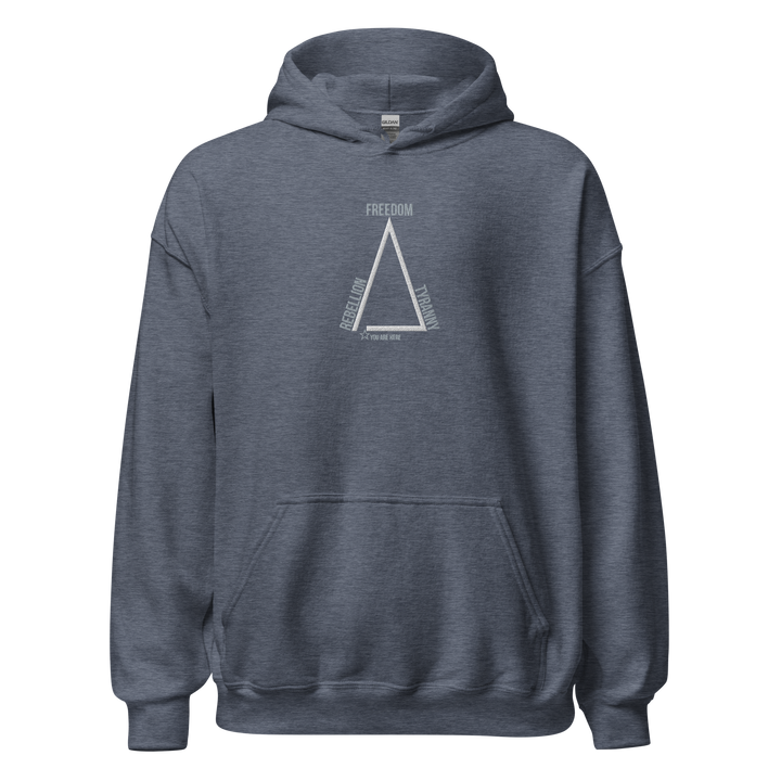 Δ Diagram embroidered classic hoodie