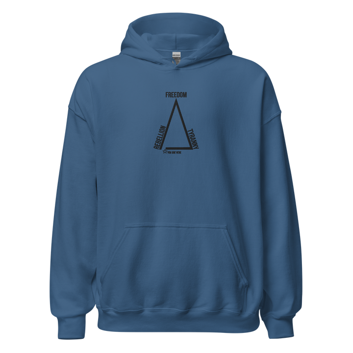 Δ Diagram embroidered classic hoodie