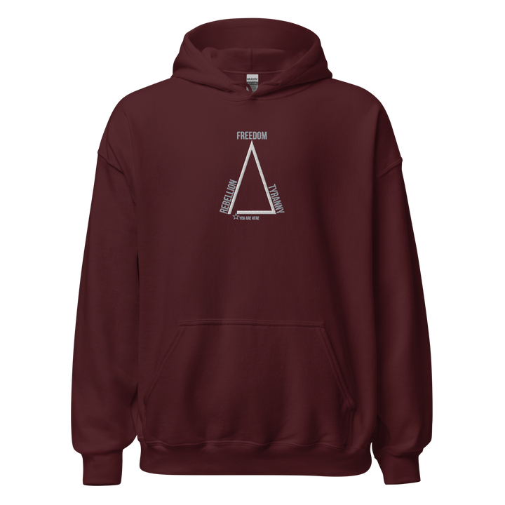 Δ Diagram embroidered classic hoodie