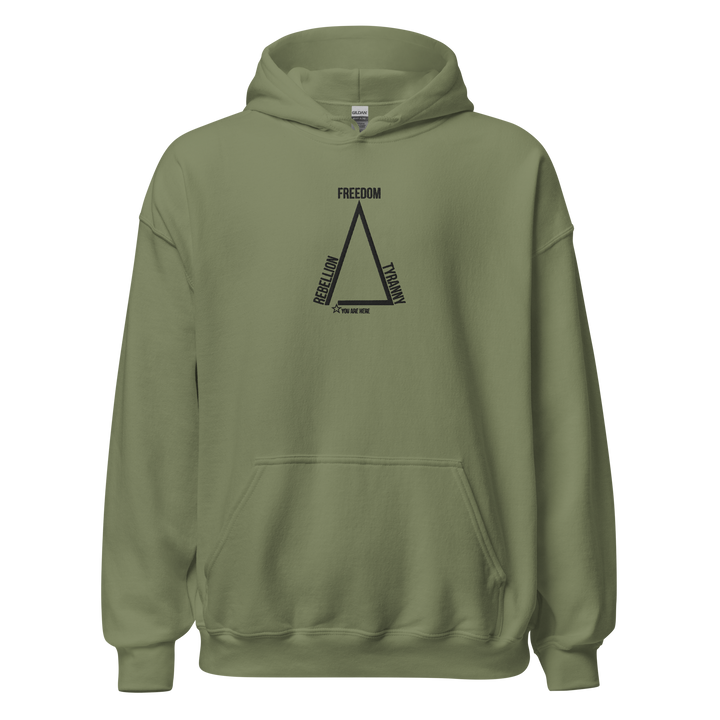 Δ Diagram embroidered classic hoodie