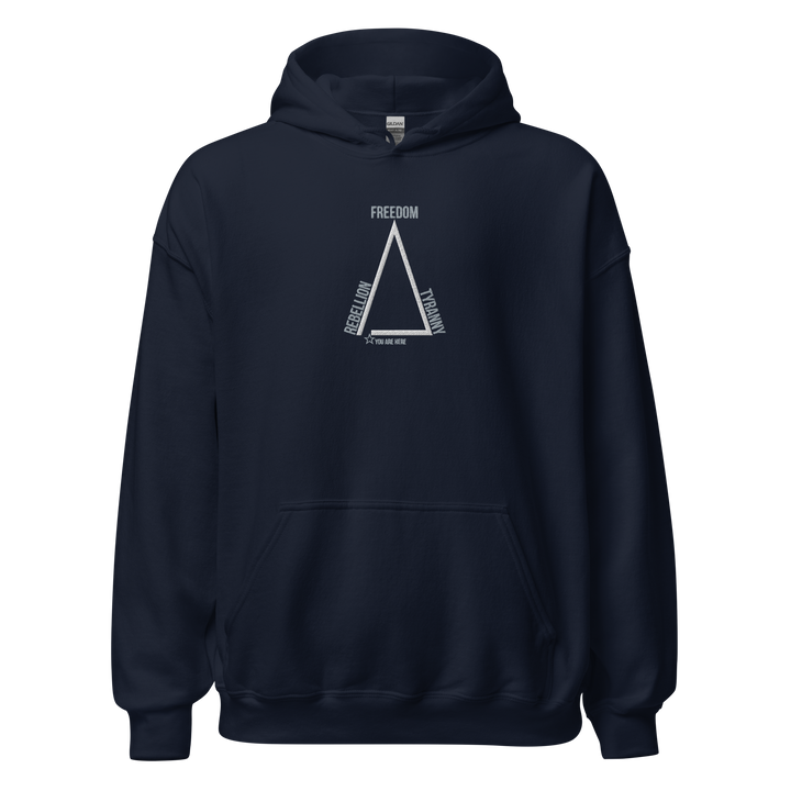 Δ Diagram embroidered classic hoodie
